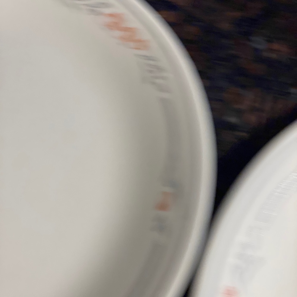 4 Corelle Rose 10.25” Dinner Plates - Picture 5 of 9